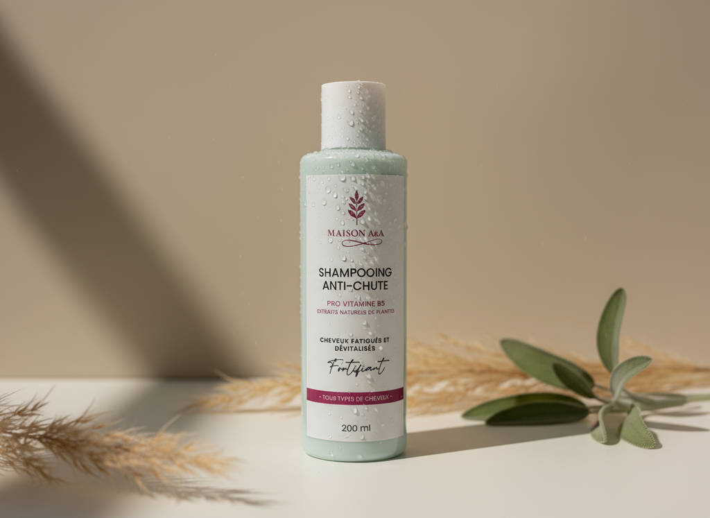 Shampoing Anti-Chute Pro-Vitamine B5 & Extraits Naturels – Fortifiant et Revitalisant pour Cheveux Fatigués
