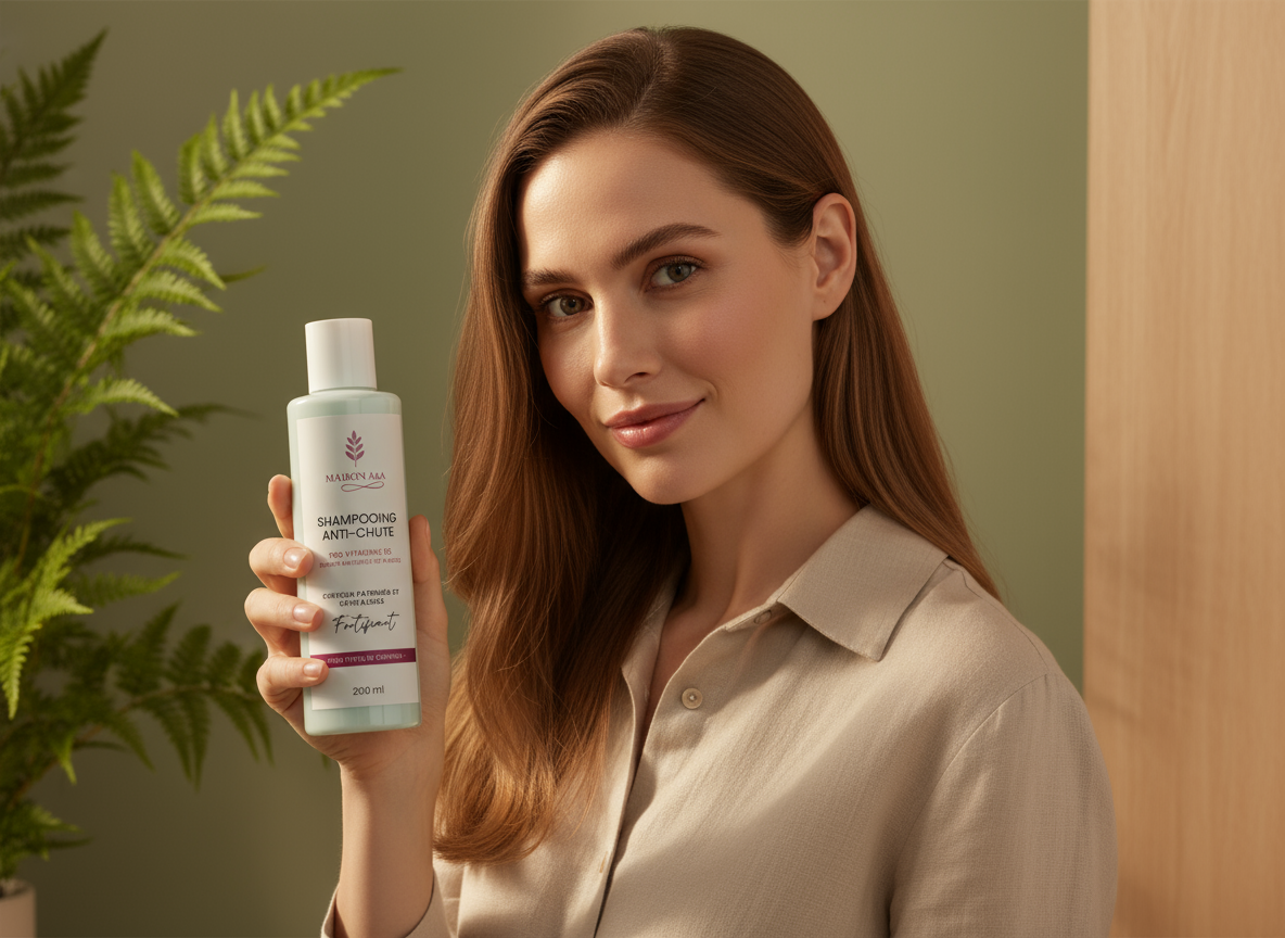 Shampoing Anti-Chute Pro-Vitamine B5 & Extraits Naturels – Fortifiant et Revitalisant pour Cheveux Fatigués