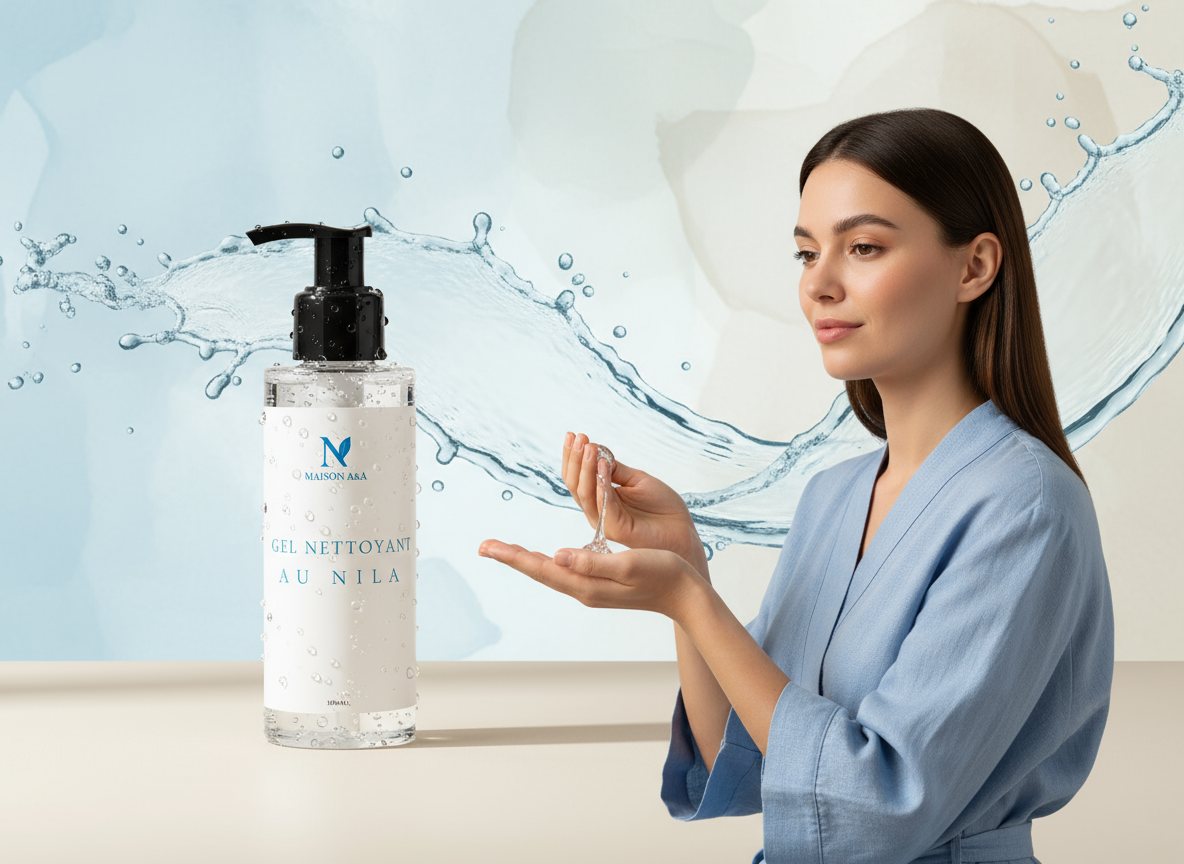 Gel Nettoyant NILA – Purifiant Doux pour Peaux Normales à Mixtes