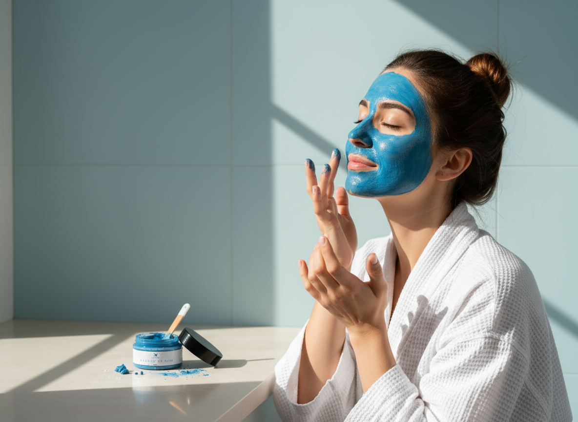 Masque Visage NILA à l’Huile d’Argan & Coco – Purifiant, Éclatant et Nourrissant