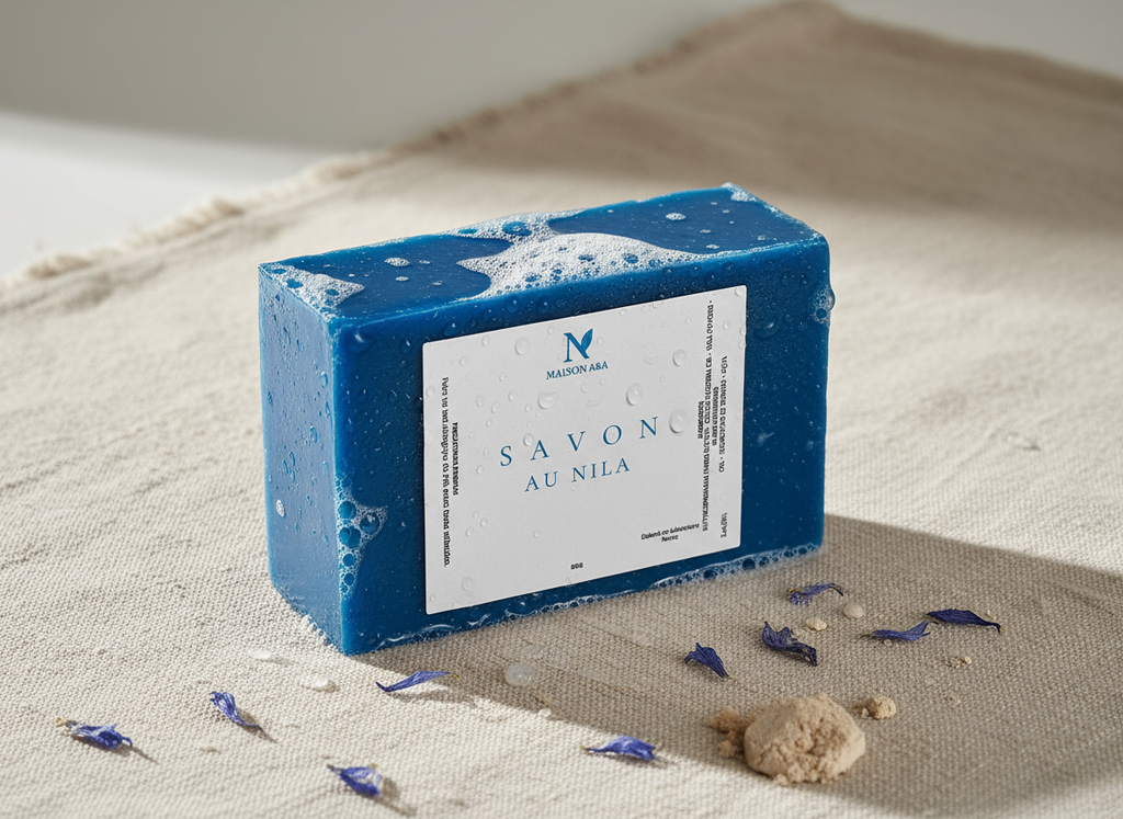 Savon NILA Saponifié à Froid – Éclaircissant, Purifiant & Nourrissant